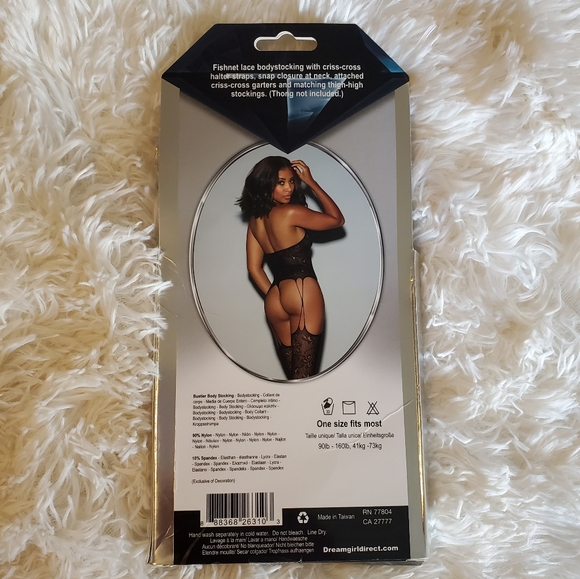 Dreamgirl Fishnet Lace BodyStocking - Picture 3 of 9